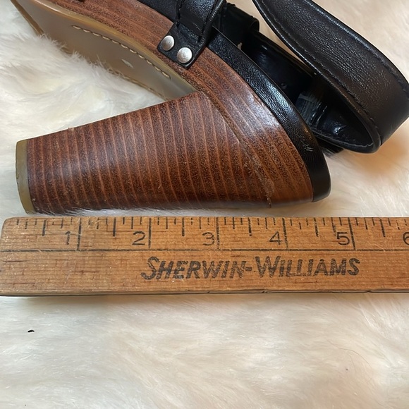 CALVIN KLEIN Valerie Black High Heel Shoes 9 Platform Spring Summer Woman’s - Picture 11 of 12